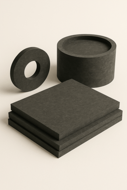 Chopped fiber /short fiber insulation graphite felt